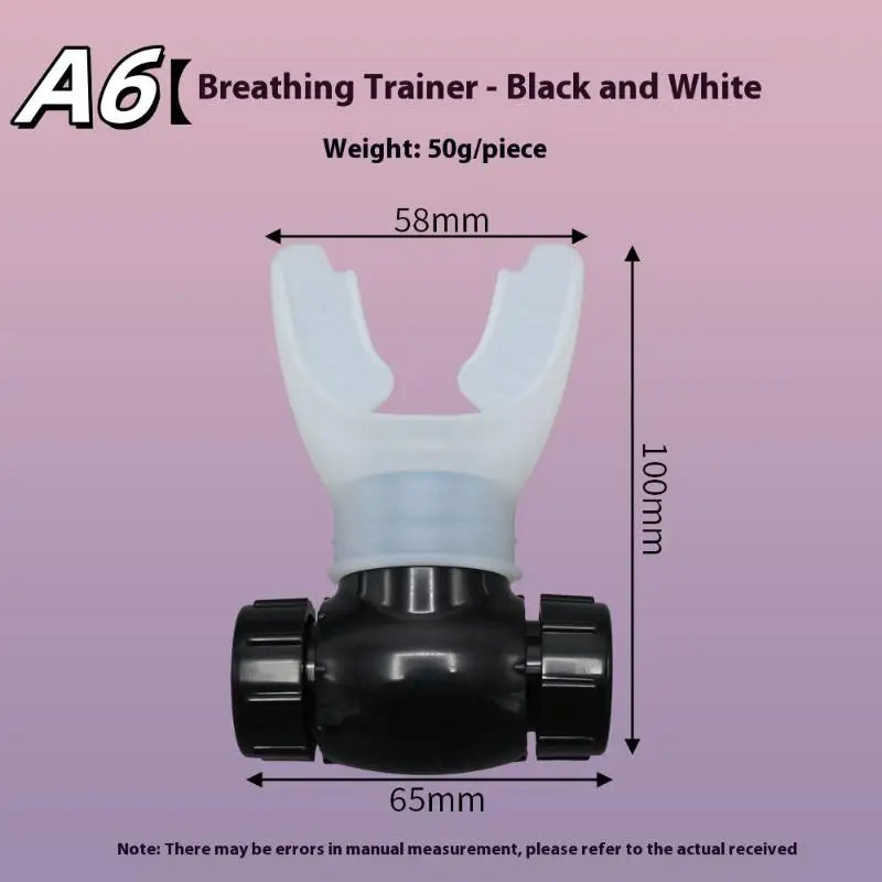 Breathing Trainer Lung Respirator Fitness Equipment Respiratory Silicone High Altitude Training Outdoor Expiratory Exercise Tool