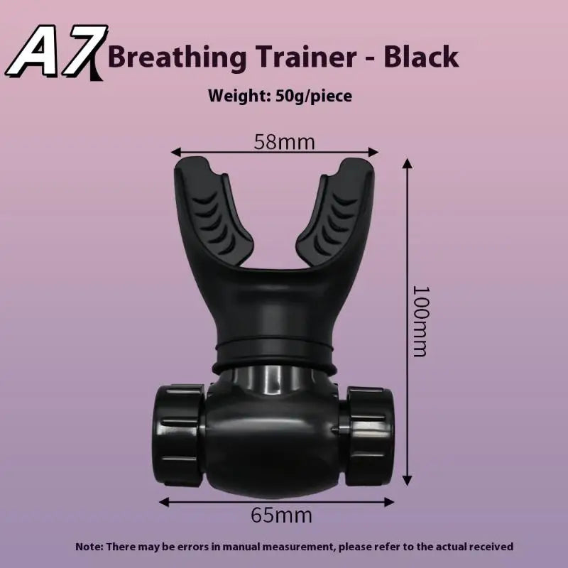 Breathing Trainer Lung Respirator Fitness Equipment Respiratory Silicone High Altitude Training Outdoor Expiratory Exercise Tool
