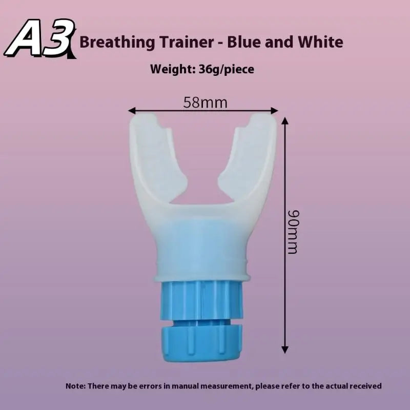 Breathing Trainer Lung Respirator Fitness Equipment Respiratory Silicone High Altitude Training Outdoor Expiratory Exercise Tool