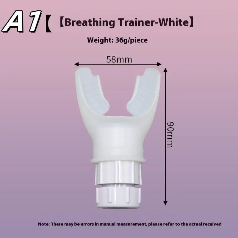 Breathing Trainer Lung Respirator Fitness Equipment Respiratory Silicone High Altitude Training Outdoor Expiratory Exercise Tool