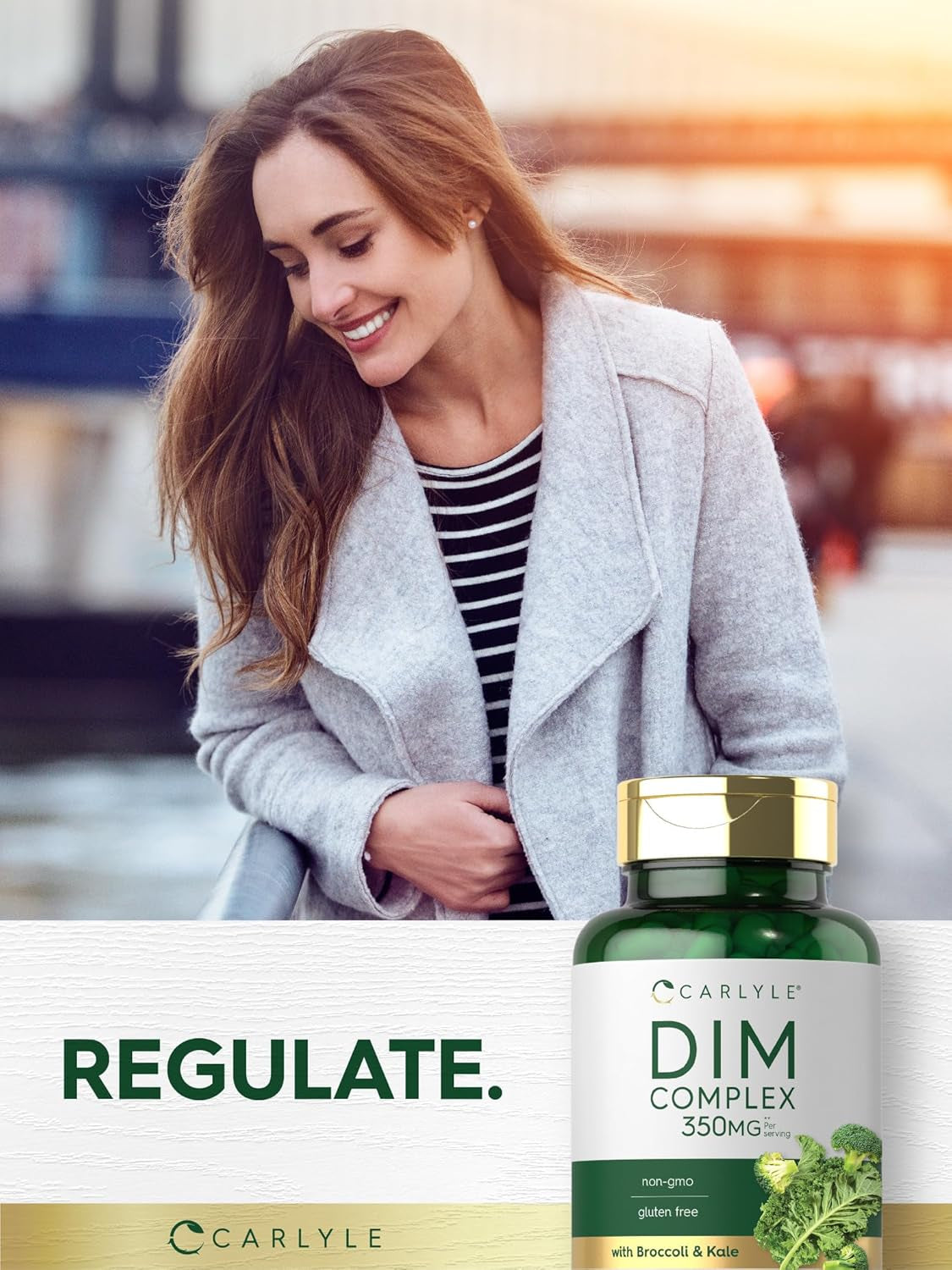 DIM Supplement | 350Mg | 200 Count | Vegetarian, Non-Gmo & Gluten Free Complex | by