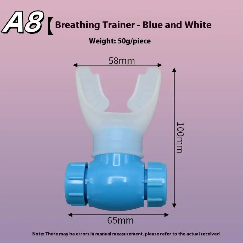 Breathing Trainer Lung Respirator Fitness Equipment Respiratory Silicone High Altitude Training Outdoor Expiratory Exercise Tool