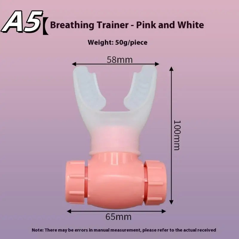 Breathing Trainer Lung Respirator Fitness Equipment Respiratory Silicone High Altitude Training Outdoor Expiratory Exercise Tool
