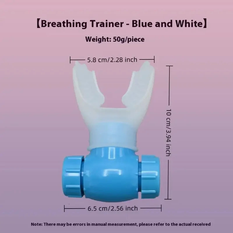 Breathing Trainer Lung Respirator Fitness Equipment Respiratory Silicone High Altitude Training Outdoor Expiratory Exercise Tool