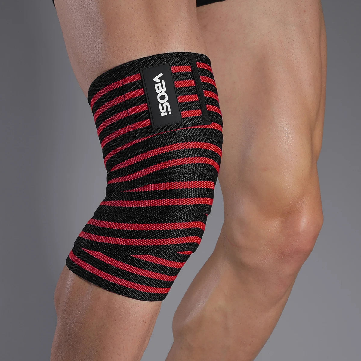 1 Pc Adjustable Elastic Knee Wraps Support for Weightlifting Kettlebell