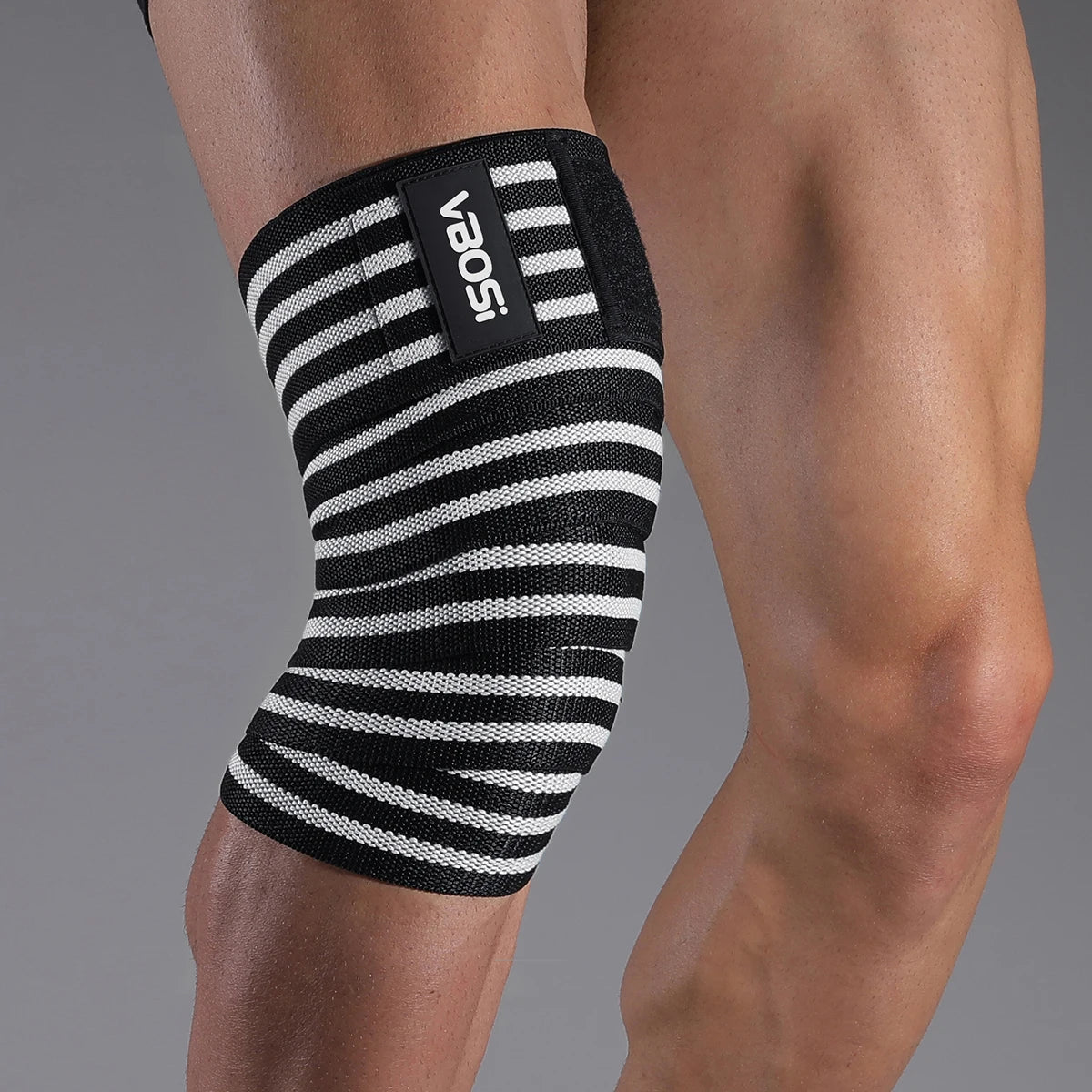 1 Pc Adjustable Elastic Knee Wraps Support for Weightlifting Kettlebell