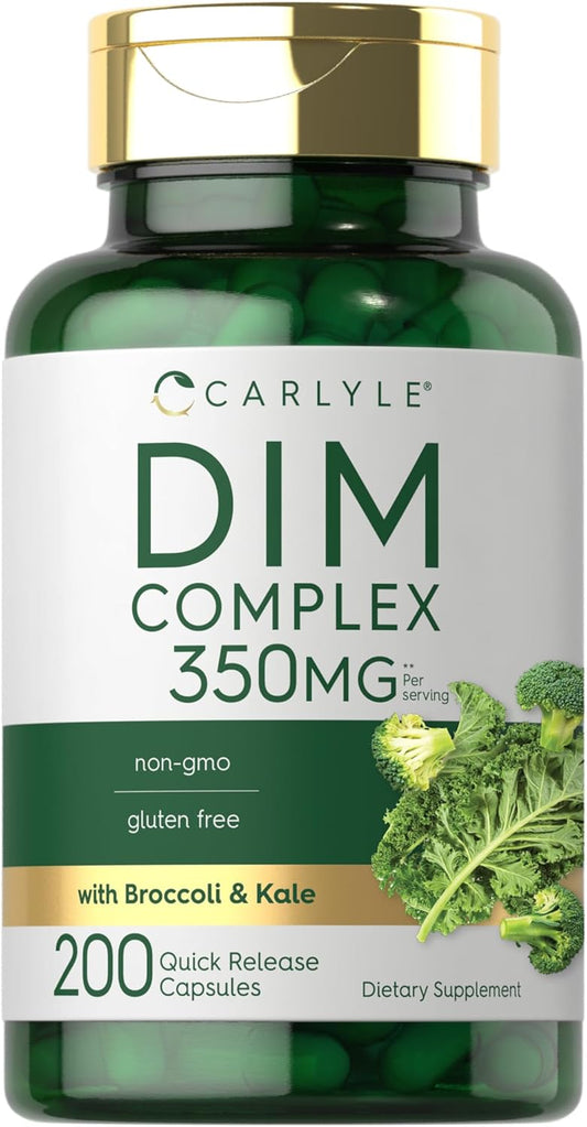 DIM Supplement | 350Mg | 200 Count | Vegetarian, Non-Gmo & Gluten Free Complex | by