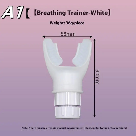 Breathing Trainer Lung Respirator Fitness Equipment Respiratory Silicone High Altitude Training Outdoor Expiratory Exercise Tool